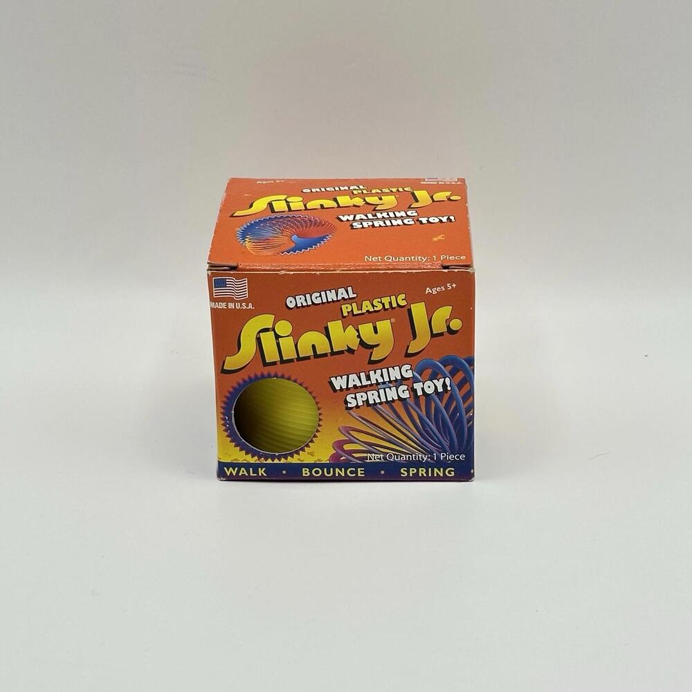 2008 The Original Slinky Brand Plastic Slinky Jr NEON Pink New Sealed NOS